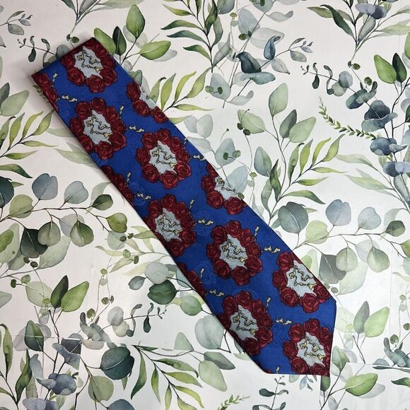 Grateful Dead Jerry Garcia’s Spanish Lady Collector's Edition Silk Tie - Picture 1 of 7